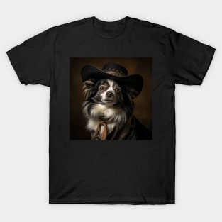 Cowboy Dog - Papillon T-Shirt